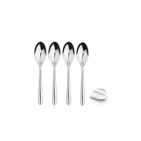 Cutlery Sets Stainless Steel 18/8 Teaspoon 4pc Set Catering Nova