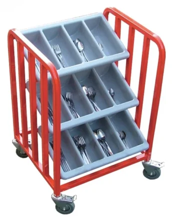 Cutlery Trolley - 3 Tier