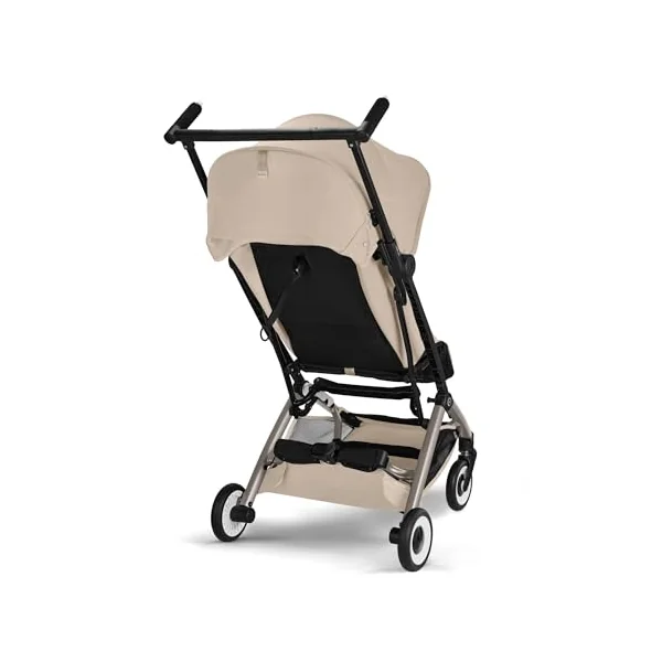 CYBEX Gold LIBELLE Pushchair, Cabin-Sized, from Approx. 6 Months to Approx. 4 Years (max. 22 kg), Ultra-Lightweight (just 6 kg), one-Hand Harness System, Almond Beige