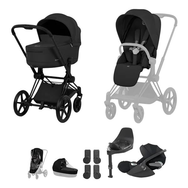 Cybex Priam 5 Style Travel System with Cloud T Plus & Base