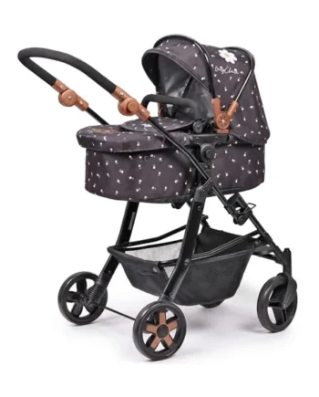 Daisy Chain Connect 5 in 1 Dolls Pram – (Twilight) | Adjustable Handles From 48-85cm - For 4,5,6,7 and 8 Year Old Girls – Baby Doll Pram, Pushchair, Stroller