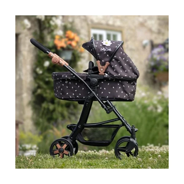 Daisy Chain Connect 5 in 1 Dolls Pram – (Twilight) | Adjustable Handles From 48-85cm - For 4,5,6,7 and 8 Year Old Girls – Baby Doll Pram, Pushchair, Stroller