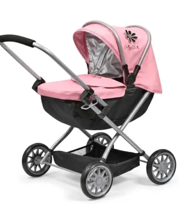 Daisy Chain My First Dolls Pram – For Girls Age 18 Months+ (Classic Pink) | Baby Doll Pram For 1, 2, 3, 4 Year Old Girls - Toy Pushchair Stroller