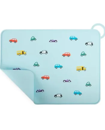 DapperGoods Silicone Montessori Placemats for Toddlers - Kids Placemats for Dining Table - Montessori Placemat with Ridged Edges & Non-Slip Grip