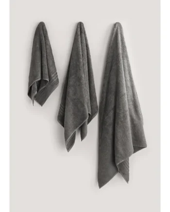 Dark Grey 100% Egyptian Cotton Towels