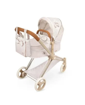 DeCuevas Toys 81778 Verona Doll's Pram 3x1, Beige