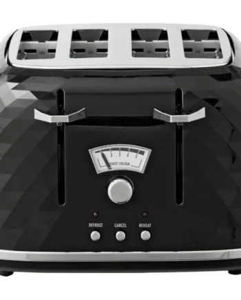 De'Longhi CTJ4003 Brillante 4 Slice Toaster - Black