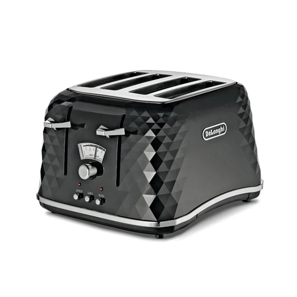De'Longhi CTJ4003 Brillante 4 Slice Toaster - Black