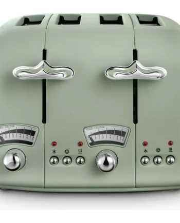 De'Longhi CTO4.GR Argento Flora 4 Slice Toaster - Green