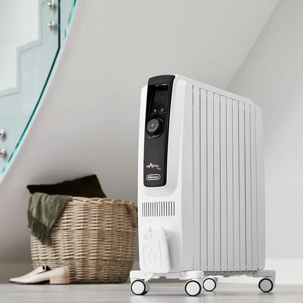 De'Longhi Dragon 4 Oil Filled 2.5kW Radiator in White, TRDX41025E