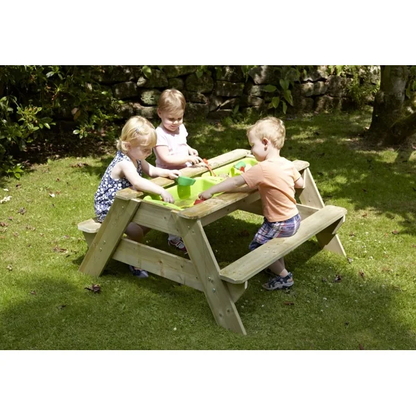 Deluxe Picnic Table Sandpit
