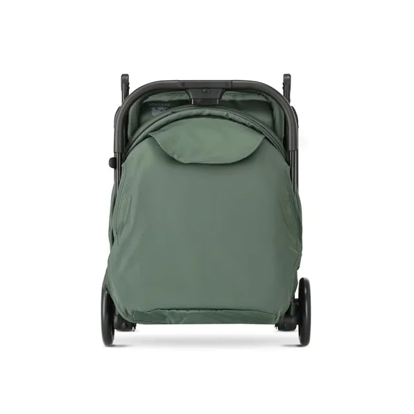 Deryan Easy Travel Buggy - Birth up to 22 kg with Reclining Function - Lightweight & Compact Baby Pushchair (6.5kg) - One Hand Small Foldable, Sun Protection UPF 50+, Large Storage Basket - Green