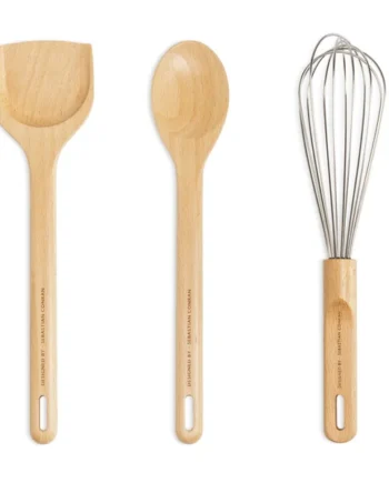 Designed by Sebastian Conran Beech Wood 3 Piece Utensil Set