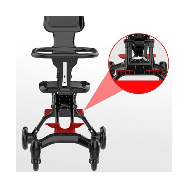 Detachable Canopy Travel Stroller, Portable Stroller for Airplane, Travel Toddler Stroller, Lightweight Stroller for, Compact Stroller for Traveling, Toddler Stroller for Easy Storage