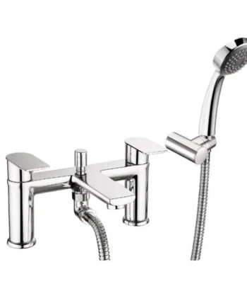 Deva Zonos Bath Tap and Shower Head Mixer Set, Model ZON106