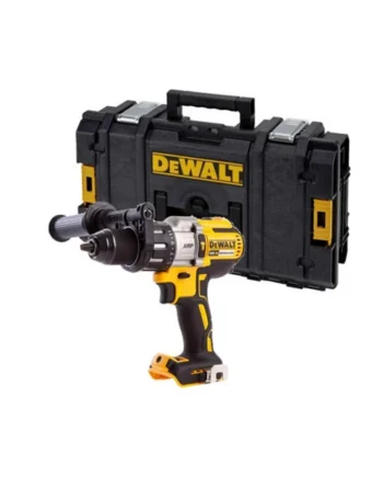 Dewalt 18v XR 3 Speed Brushless Combi Hammer + Side Handle + Toughsystem Case