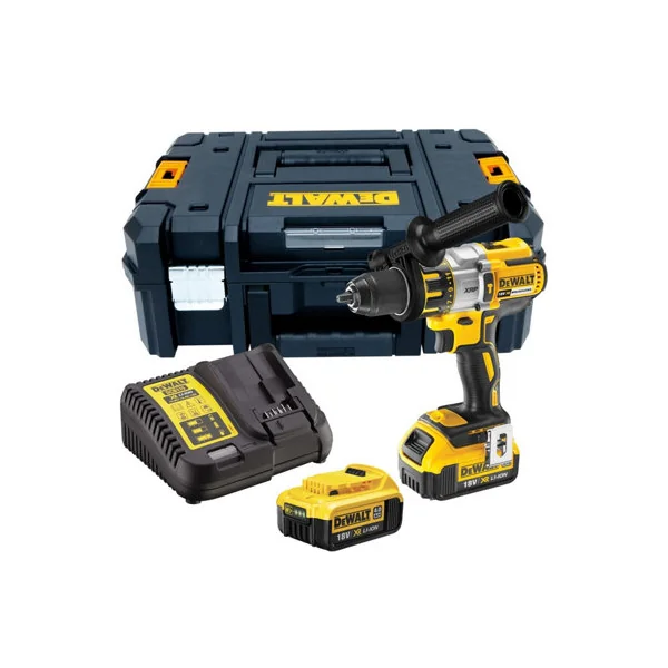 Dewalt DCD996M2 18v XR 3 Speed Brushless Combi Hammer - 2 x 4.0ah Batteries