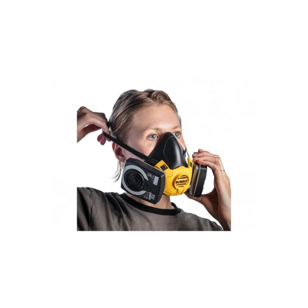 Dewalt Respiration Half Mask Respirator With P3 Filters Multi Colour (Large)