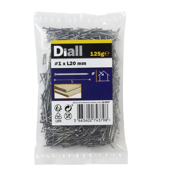 Diall Veneer pin (L)20mm (Dia)1mm 130g