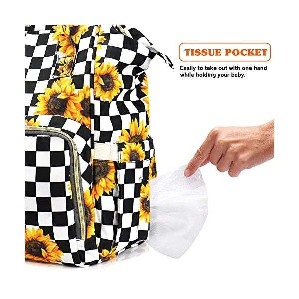 Diaper Bag Backpack for Mom & Dad, Multifunction Waterproof Baby Changing Bags, Large Nappy Bag Backpack