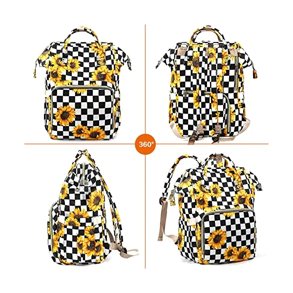 Diaper Bag Backpack for Mom & Dad, Multifunction Waterproof Baby Changing Bags, Large Nappy Bag Backpack