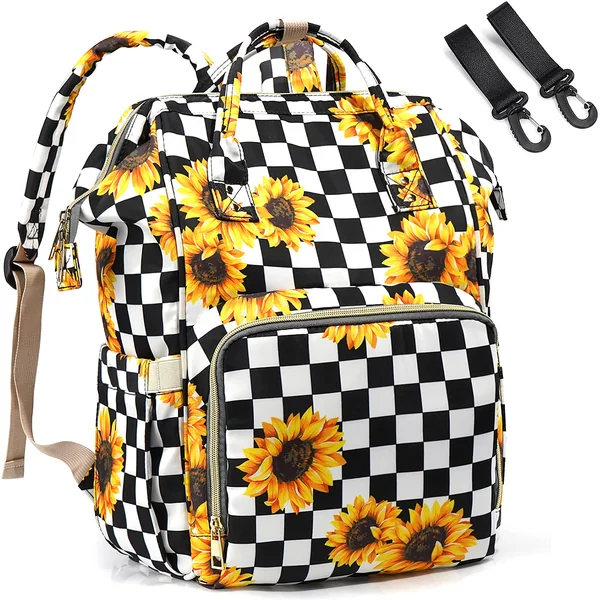 Diaper Bag Backpack for Mom & Dad, Multifunction Waterproof Baby Changing Bags, Large Nappy Bag Backpack