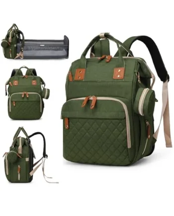 Diaper Bag with Changing Station, 3 in 1 Baby Diaper Backpack