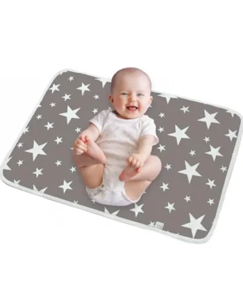 Diaper Changing Mat Breathable, Washable, Quilted, Absorbent, Waterproof | Travel Diaper Change Mat Portable Washable Waterproof Absorbent Child Change Mat Small Kids and Children Boys Girls Unise