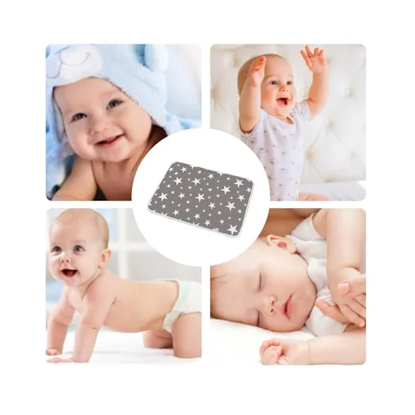 Diaper Changing Mat Waterproof Portable | Lightweight Changing Pads for Child Portable Washable Waterproof Absorbent Child Change Mat Small Kids and Children Boys
