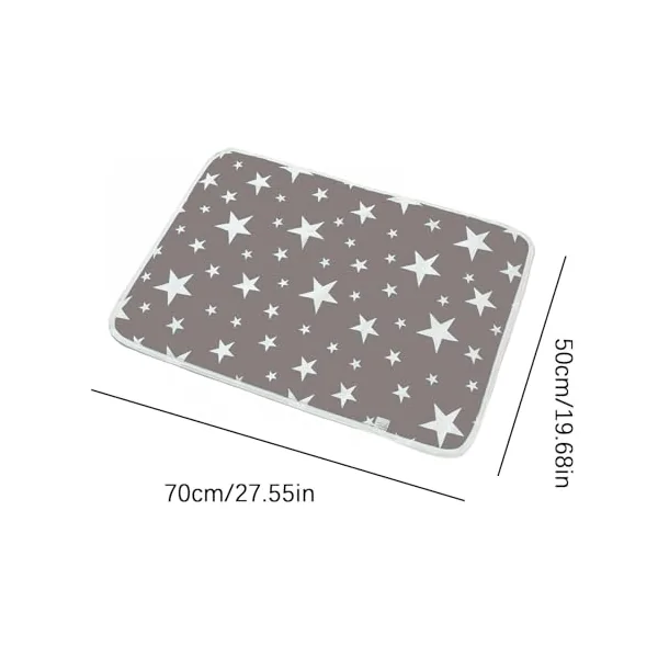 Diaper Changing Mat Waterproof Portable | Lightweight Changing Pads for Child Portable Washable Waterproof Absorbent Child Change Mat Small Kids and Children Boys