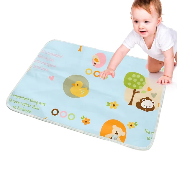 Diaper Changing Pad Travel Breathable Washable Quilted Absorbent Waterproof | Travel Diaper Change Mat Portable Washable Waterproof Absorbent Child Change Mat Small Kids and Children Boys