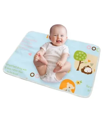 Diaper Changing Pad Waterproof Portable | Changing Mat for Diaper Bag for Neonate Babe Tot Little Girl Boy On The Move Stroller Daycare Machine Washable