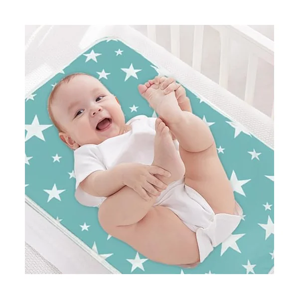 Diaper Changing Pad Waterproof Portable | Travel Diaper Change Mat Breathable Washable Quilted Absorbent Portable On The Move Travel Daycare Diaper Bag Child New