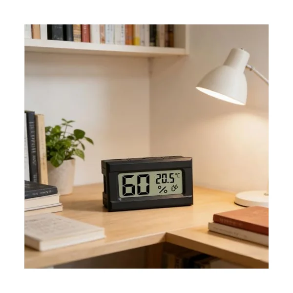 Digital Hygrometer for Infant Nursery with Sensors Clear Display Home Offices Temperature Monitor
