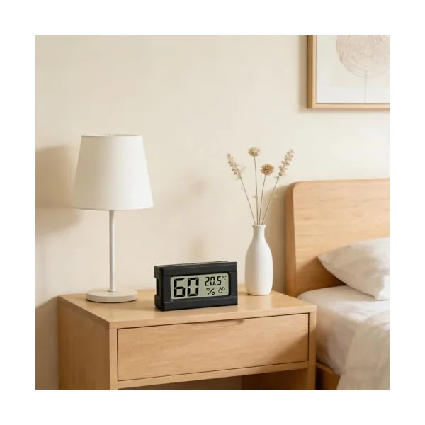Digital Hygrometer for Infant Nursery with Sensors Clear Display Home Offices Temperature Monitor