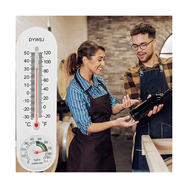 Digital Hygrometer Indoor Thermometer Ambient Thermometer Temperature Monitor | Humidity Gauge | Temperature Monitor Humidity Meter for Greenhouse Baby Room Bedroom