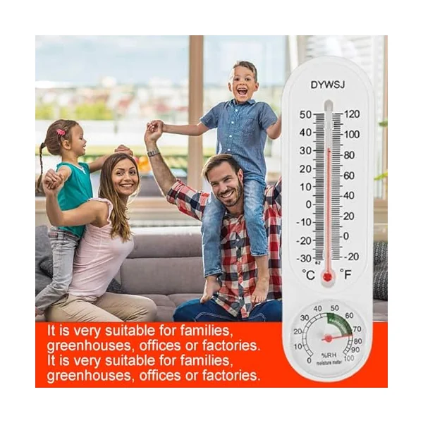 Digital Hygrometer Indoor Thermometer Ambient Thermometer Temperature Monitor | Humidity Gauge | Temperature Monitor Humidity Meter for Greenhouse Baby Room Bedroom