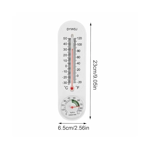 Digital Hygrometer Indoor Thermometer Ambient Thermometer Temperature Monitor | Humidity Gauge | Temperature Monitor Humidity Meter for Greenhouse Baby Room Bedroom