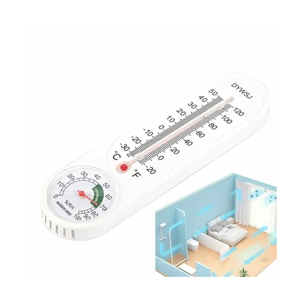 Digital Hygrometer Indoor Thermometer Ambient Thermometer Temperature Monitor | Humidity Gauge | Temperature Monitor Humidity Meter for Greenhouse Baby Room Bedroom