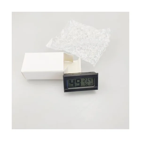 Digital Temperature and Humidity Meter Thermometers Hygrometer for Infant Room with Back Hook and Clear Display Baby Room Temperature Hygrometer