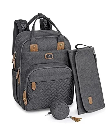 Dikaslon Baby Changing Bags Backpack, Large Baby Bag, 19 Pockets, Outdoors