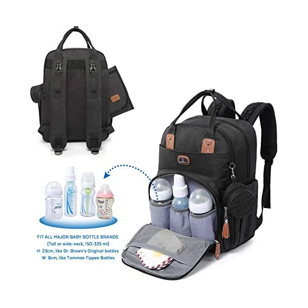 Dikaslon Baby Changing Bags Backpack, Large Baby Bag, 19 Pockets, Outdoors