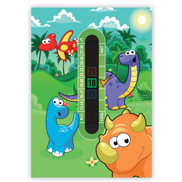 Dinosaur Nursery and Baby Room Thermometer