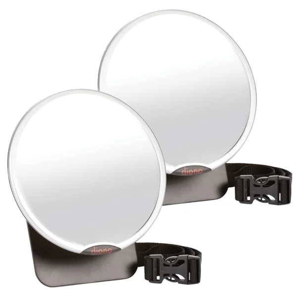 Diono Easy View Baby Mirror (2-Pack), White