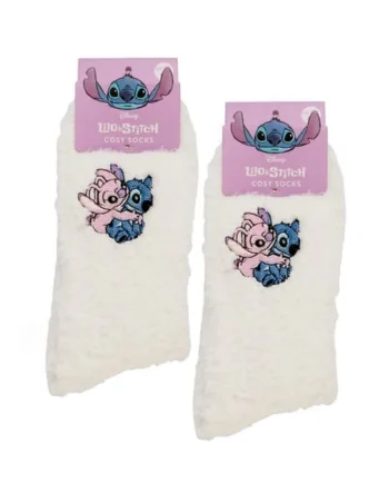 Disney Lilo & Stitch Kids Cosy Socks - Size 9-12 x2