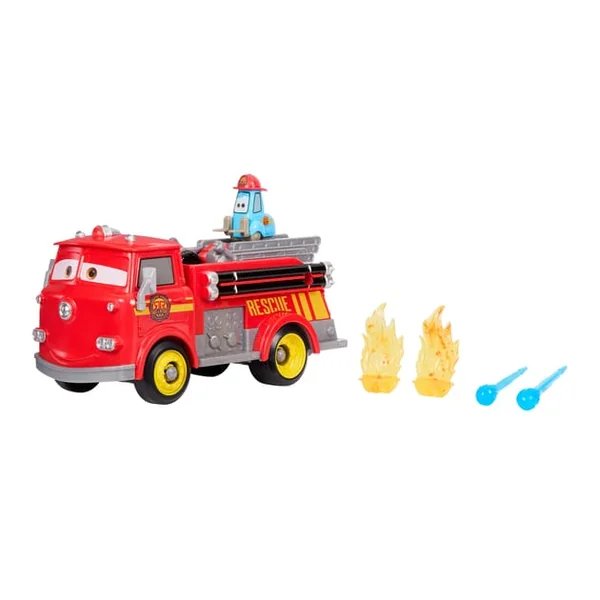Disney Pixar Cars Radiator Springs Race & Rescue Fire Fighting Red & Guido