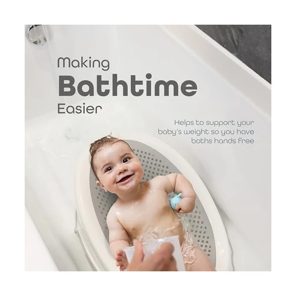 DIVCHI Baby Bath Seat Newborn Bathing Essential Baby Bath Support - Ergonomic Design Safe & Comfortable Nonslip Baby Bath Chair