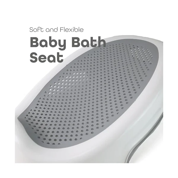 DIVCHI Baby Bath Seat Newborn Bathing Essential Baby Bath Support - Ergonomic Design Safe & Comfortable Nonslip Baby Bath Chair