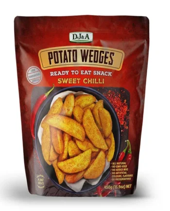 DJ&A Sweet Chilli Potato Wedges, 450g