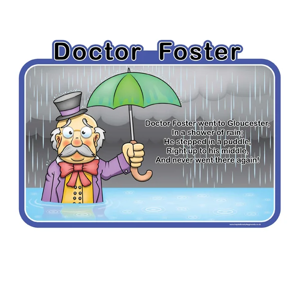 Doctor Foster Nursery Rhyme Sign